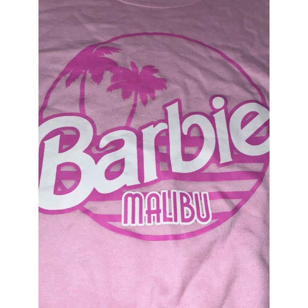 Malibu Barbie Pink Sweatshirt Large